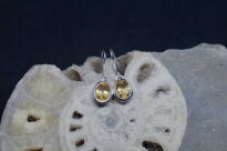 Kolczyki Wiszące Cytryn Srebro 925 - 9