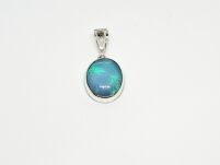 Wisiorek Zawieszka Duży Opal Etiopia Srebro 925 - 2