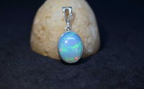 Wisiorek Zawieszka Duży Opal Etiopia Srebro 925 - 4