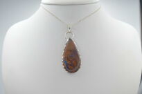 Wisiorek Opal Australia Boulder Srebro 925 - 2