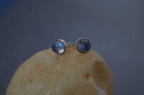 Kolczyki Kamień Księżycowy Sztyft Srebro 925 - 3