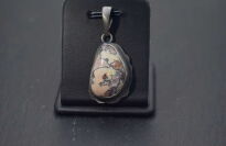 Wisiorek Zawieszka Opal Meksyk Kantera Srebro 925 Rękodzieło - 9