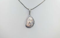 Wisiorek Zawieszka Opal Meksyk Kantera Srebro 925 Rękodzieło - 10