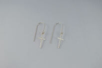 Kolczyki Krzyże Srebro 925 - 2