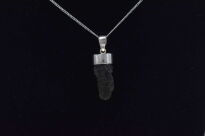 Wisiorek srebrny z mołdawitem naturalny kryształ srebro 925 - 3