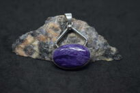 Zawieszka Wisiorek Czaroit Srebro 925 - 3