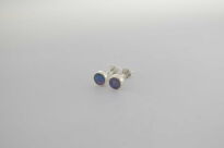 Kolczyki sztyft opal australijski dublet srebro 925 - 10