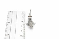 Srebrna zawieszka rekin 925 rekin, oksydowane srebro, biżuteria morska - 14