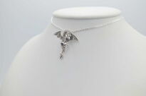 Wisiorek smok z mieczem srebro 925 – symbol mocy i odwagi - 9