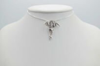 Wisiorek smok z mieczem srebro 925 – symbol mocy i odwagi - 7