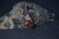 Wisiorek Zawieszka Opal Meksyk Cantera Srebro 925 Fire Opal - 4