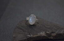 Pierścionek Kamień Księżycowy r.16 Srebro 925 - 9