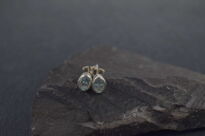 Małe Topaz Niebieski Sztyft Srebro 925 - 8