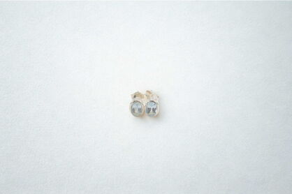 Małe Topaz Niebieski Sztyft Srebro 925