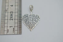 Zawieszka Liść Srebro 925 - 4