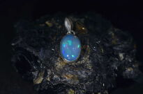 Wisiorek Zawieszka Opal Etiopia Srebro 925 - 9