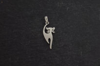 Zawieszka Dwustronny Kot Srebro 925 - 4