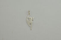 Zawieszka Dwustronny Kot Srebro 925 - 2