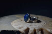 Pierścień Opal Ciemny Wędzony z Etiopii r.11 Srebro 925 - 3