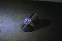 Pierścionek Ciemny Opal Australijski Srebro 925 r.16 Rękodzieło - 16