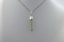 Zawieszka Wisiorek Turmalin Arbuzowy Srebro 925 - 9