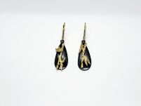 Kolczyki Pędy Bambusa Srebro 925 - 4