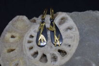 Kolczyki Pędy Bambusa Srebro 925 - 7