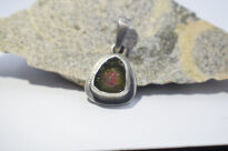 Zawieszka Turmalin Arbuzowy, Srebro 925 - 4
