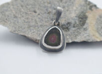 Zawieszka Turmalin Arbuzowy, Srebro 925 - 6