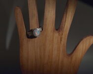 Pierścień Opal Australijski r.15 Srebro 925 Rękodzieło - 11