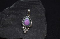 Wisiorek Zawieszka Turmalin Arbuzowy, Srebro 925 - 9