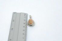 Wisiorek z opalem etiopskim, srebro 925 – pomarańczowy opal łezka - 14