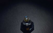 Srebrny pierścionek 925 z labradorytem owalnym handmade - 13