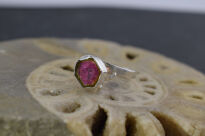 Pierścionek Turmalin Arbuzowy r.15 - 10