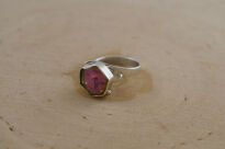 Pierścionek Turmalin Arbuzowy r.15 - 11