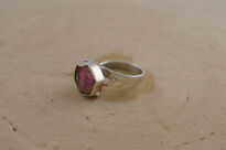 Pierścionek Turmalin Arbuzowy r.15 - 12
