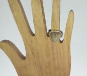 Pierścień Ciemny Opal z Etiopii r.12 Srebro 925 Rękodzieło - 6