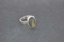 Pierścionek Labradoryt r.14 Srebro 925 Rękodzieło - 5