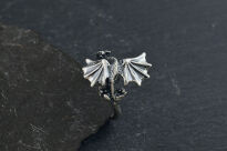 Pierścień Smok Regulowany Srebro 925 - 5