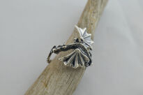 Pierścień Smok Regulowany Srebro 925 - 6