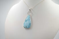 Wisiorek Zawieszka Larimar Srebro 925 Naturalny Larimar - 4