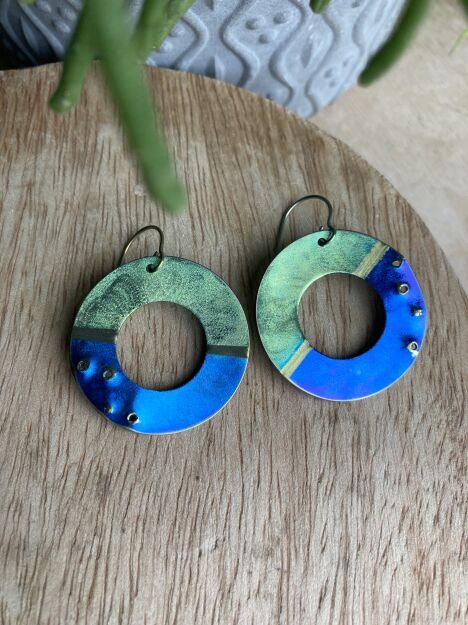 Echo Morza - kolczyki z tytanu