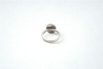 Pierścionek Ciemny Opal Australijski Srebro 925 r.14 Rękodzieło - 16