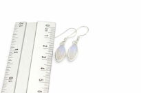 Kolczyki z ładnym kamieniem księżycowym srebro 925 - 15