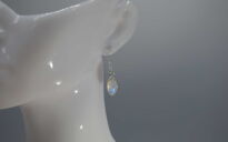 Kolczyki z ładnym kamieniem księżycowym srebro 925 - 4