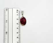 Wisiorek Zawieszka Turmalin Arbuzowy, Srebro 925 - 14