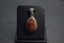 Wisiorek Zawieszka Opal Meksyk Cantera Srebro 925 Rękodzieło - 5