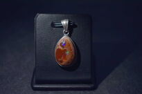 Wisiorek Zawieszka Opal Meksyk Cantera Srebro 925 Rękodzieło - 7