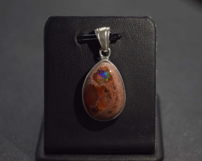Wisiorek Zawieszka Opal Meksyk Cantera Srebro 925 Rękodzieło