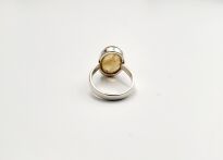 Pierścionek Cytryn r.15 Srebro 925 - 12